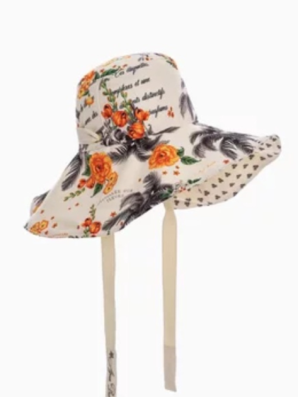 NWT AGUA BENDITA
Elektra Reversible Hat in Canvas